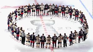 NHL Global Series Challenge -kilpailun innostuneet fanit häkellyttävät